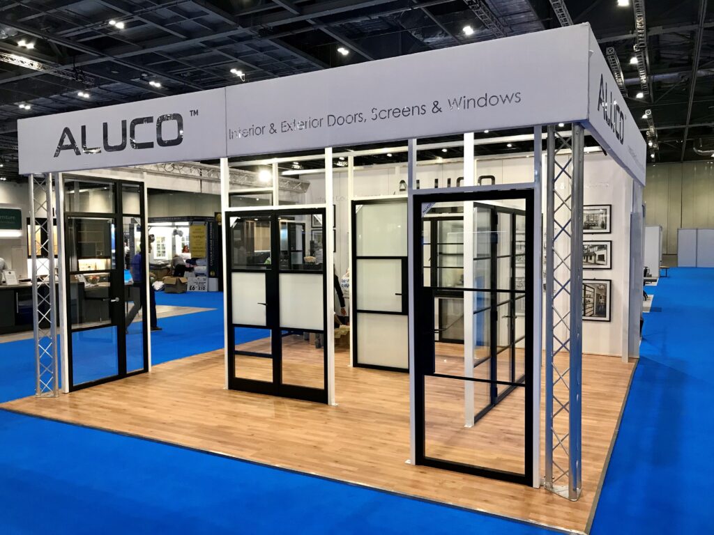 Aluco stand London Excel Sep 21