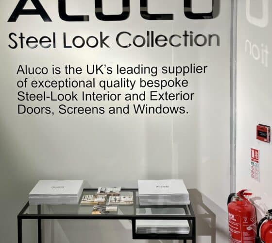 picture of Aluco display table with brochures