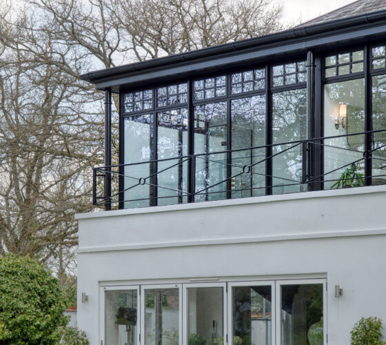 aluco windows heritage design in a conservatory