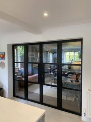 Internal Door with Side Light Standard Black 9005 1